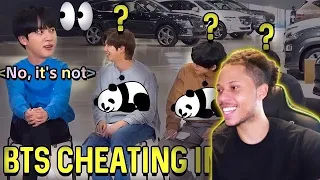 BTS KEEPS CHEATING IN GAMES IS THE MOST CHAOTIC THING!!! | JamarioReacts