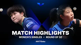 Satsuki Odo vs Lily Zhang | WTT Star Contender Doha 2021 | Women's Singles | R32 Highlights