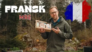 TEST AV FRANSK MRE / Franska militärens ransoner - 2023, utan vin