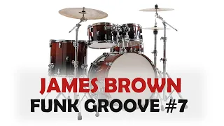 James Brown Drums Funk Groove #7 - I Feel Good. Fast and Slow Tempo & Play Along