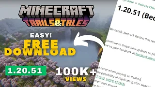 How to download Minecraft 1.20.51 for Free 2024 | Download Minecraft for Free on PC