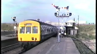 British Rail Anglia 1988-Norwich, Great Yarmouth & Brundall with Metro-Cammell DMU's & an 08