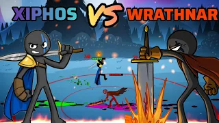 Stick War 3 Xiphos Vs Wrathnar Epic Battle Between Two Swordwrath Generals! Old Vs New Generals