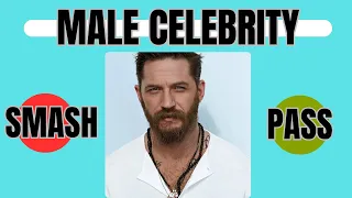 SMASH OR PASS | 50 MALE CELEBRITY #guessquiz #guess #quiz