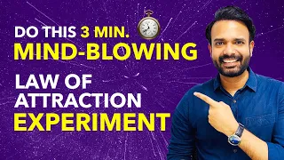 3 Minute Law of Attraction Experiment ✅This Is How Manifestation Works | Awesome AJ