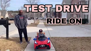 New Spiderman Battery-Powered Ride On Super Car 6Volt | TEST DRIVE | THE SAMUELS SQUAD