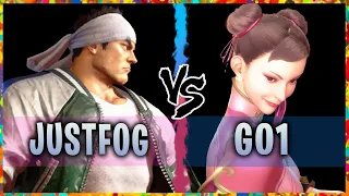 SF6 ▰ Ryu (Justfog) Vs. Chun-Li (Go1)『Street Fighter 6』