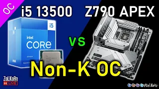 Intel i5 13500 ปะทะบอร์ดเทพ Z790 APEX ลอง Overclock Non-K ไปได้ขนาดไหน?