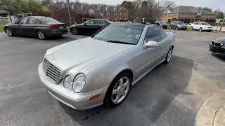 2002 MERCEDES-BENZ CLK430 CABRIOLET WALK AROUND VIDEO STOCK#124718