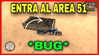 🔥Como ENTRAR al AREA 51 en GTA San Andreas (Base Militar) Bug para entrar al Área 69