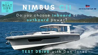 Nimbus C11 Test Drive - How do you choose between inboard or outboard power?