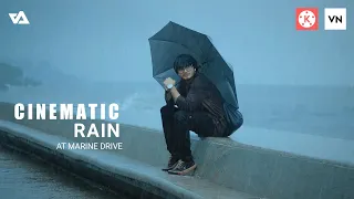 Shooting Cinematic in Rain 🌧 Marine Drive Mumbai