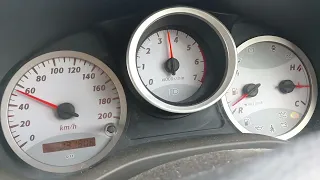 Toyota RAV4 2.0d 2005 acceleration