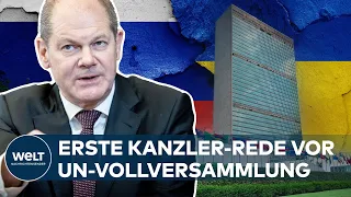 PUTINS KRIEG: UN-Rede - Kanzler Scholz wird nicht nur über die Ukraine sprechen  WELT Thema