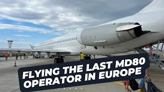 ✈ Trip report | European air charter MD82 | The last MD80 operator in Europe |  Burgas - Leipzig ✈