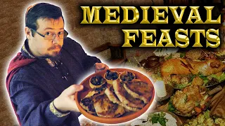Medieval Misconceptions: FEASTS, DINING, ETIQUETTE and FOOD, filmed at the Abbey Medieval Festival