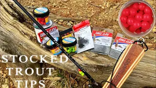Stocked Trout Fishing Complete Guide | Full Setup Power bait Power Eggs