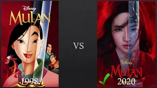 Mulan (1998) vs Mulan (2020)