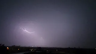 10 Minuten Gewitter mit Blitz und Donner über Berlin 13.7.2021