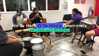 Ori-OriLympic 2021 Pehe 1 Recording Session (1st Place Winners) - No Te Here O Te Hiro'a Drummers