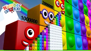 Looking for Numberblocks Puzzle Step Squad 1 to 17,000 to 17,000,000 MILLION BIGGEST!