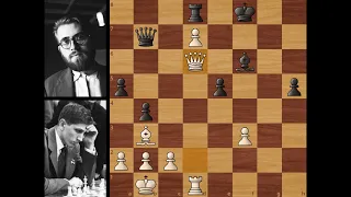 Победа Бобби Фишера над Бентом Ларсеном, 8-й тур межзонального турнира по шахматам 1958, Порторож.