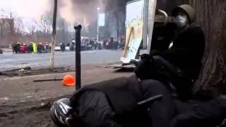 War Zone   Euromaidan   Kyiv, Ukraine   Евромайдан   Институтская   Киев, Украина 20 02 14