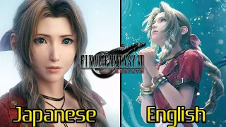 Final Fantasy 7 Rebirth - English Dub vs Japanese Dub Comparison - Final Fantasy VII Rebirth