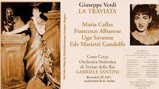 Maria Callas, Francesco Albanese & tutti/all - Libiamo ne' lieti calici (Brindisi) -