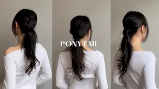 3 EASY LOW PONYTAIL HACKS