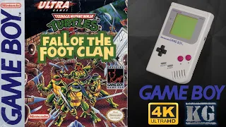 Teenage Mutant Ninja Turtles: Fall of the Foot Clan | GAME BOY | 4K60ᶠᵖˢ UHD🔴| Longplay Walkthrough