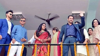 Salman Khan’s Grand Entry @ Arpita-Aayush’s Mandi Reception