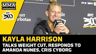 Kayla Harrison Talks Weight Cut, Responds To Amanda Nunes, Cris Cyborg | UFC 300 | MMA Fighting