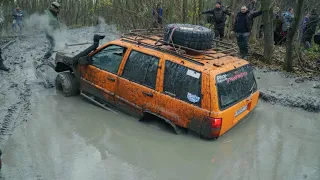 ЖЁСТКИЙ OFF ROAD - JEEP едет, УАЗ тонет, а НИВА плывет