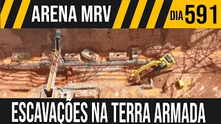 ARENA MRV | 4/6 ESCAVAÇÕES NA PAREDE DIAFRAGMA | 02/12/2021