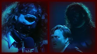 Mankind w/ Kane & Paul Bearer Challenges The Undertaker To A Match! 8/9/98