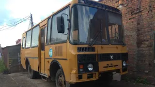 Свап 3uz-fe в автобус ПАЗ-32060 4×4, первый выезд