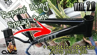 How To Repaint Using Samurai Spray Cans / My Giant XTC Ver 2.0 Custom Paint Job