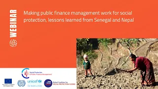 Making public finance management work for social protection, lessons learned from Senegal and Nepal