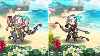 [FEH] Nina & Niles - Resplendent & Base Skins' Animations Comparison