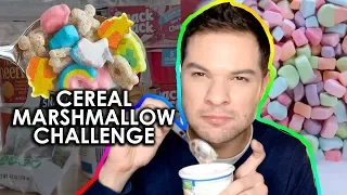 Adding Cereal Marshmallows to Boring Foods! (Lucky Charms Taste Test)