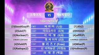 Fox ProLeague S16 1R 5W  크레이지 vs 제6게임단 1