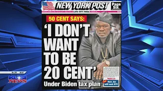 50 Cent endorses Trump over Biden's tax plan saying, "I don't want to be 25 Cent"