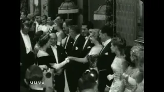 Marilyn Monroe meeting Queen Elizabeth ll  - Rare, extended Footage 1956