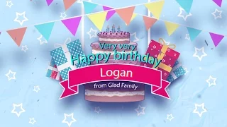 Как поздравить друга с Днем Рождения!  Happy Birthday Logan