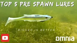 Top5 Baits for Pre Spawn Bass Fishing!