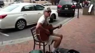 George Terry performs "Hard to come by" Downtown Asheville