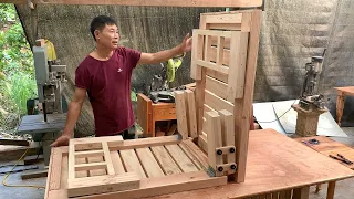 Best Ideas To Reuse Pallet Wood // How To Make A Folding Bed For Small Spaces