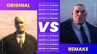 Destroy All Humans 2 Reprobed vs Original Graphics Comparison! #Shorts