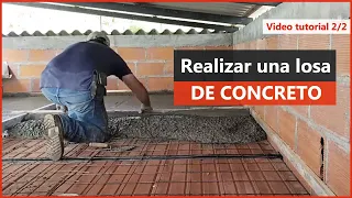 Como construir losa de concreto con el sistema placa fácil 2/2 #Construcción